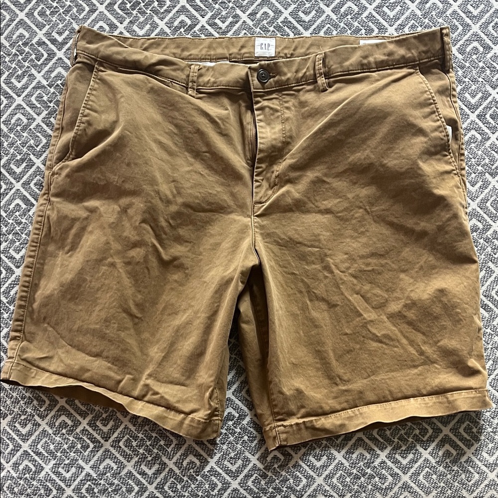 GAP Tan Men's Flat Front Shorts
